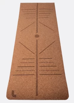 LOLE Yoga Mat Cork Alignment - Natural -Urban Fit Shop LAW0881 E118 5 1900x scaled