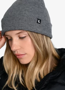 LOLE Everest Slouchy Beanie - Meteor Grey -Urban Fit Shop LAW0905 G883 4 1900x scaled