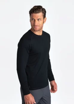 LOLE Jasper Long Sleeve - Black -Urban Fit Shop LSM0152 N415 4 1900x scaled
