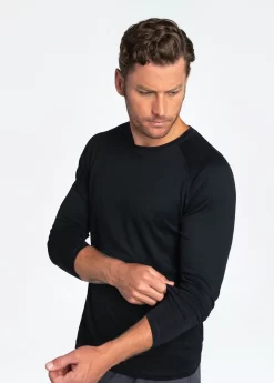 LOLE Jasper Long Sleeve - Black -Urban Fit Shop LSM0152 N415 5 1900x scaled