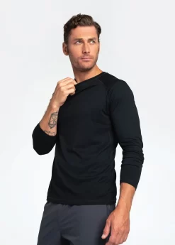 LOLE Jasper Long Sleeve - Black -Urban Fit Shop LSM0152 N415 6 1900x scaled
