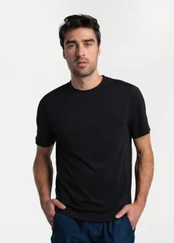 LOLE Performance Wool Short Sleeve - Black