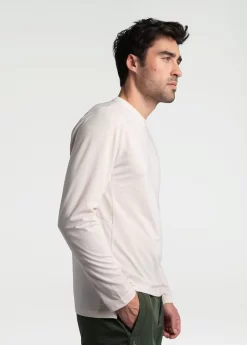 LOLE Performance Wool Long Sleeve - Ecru -Urban Fit Shop LSM0165 W438 3 1900x scaled