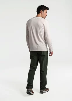 LOLE Performance Wool Long Sleeve - Ecru -Urban Fit Shop LSM0165 W438 6 1900x scaled