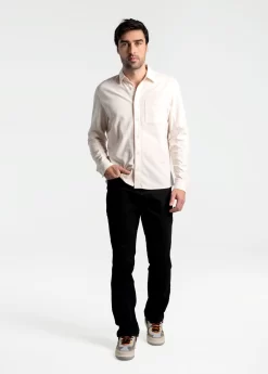 LOLE Colin Shirt - Ecru -Urban Fit Shop LSM0169 W438 3 1900x scaled