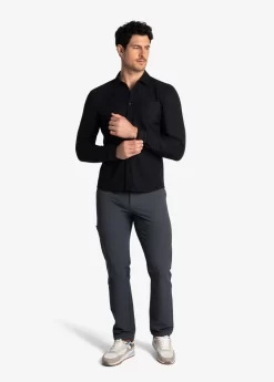 LOLE Colin Shirt - Black -Urban Fit Shop LSM0185 N415 5 1900x scaled
