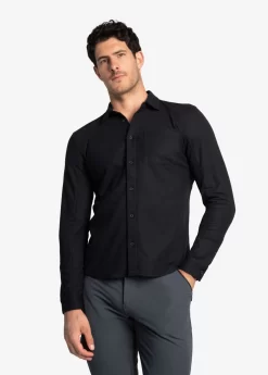 LOLE Colin Shirt - Black -Urban Fit Shop LSM0185 N415 6 1900x scaled