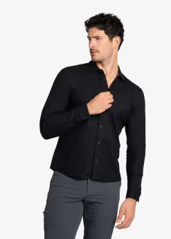 LOLE Colin Shirt - Black -Urban Fit Shop LSM0185 N415 7 1900x scaled