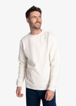 LOLE Easy Crew Neck Pullover - Cream
