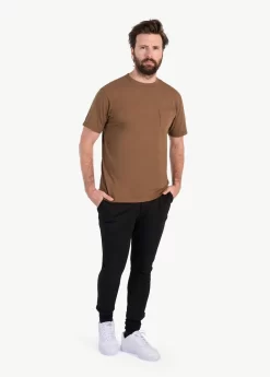 LOLE Crew Neck Short Sleeve T-Shirt - Fossil -Urban Fit Shop LSM0201 C213 3 1900x scaled