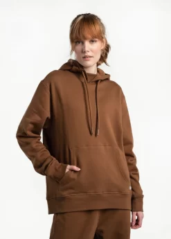 LOLE Essential Organic Cotton Hoodie - Black Walnut