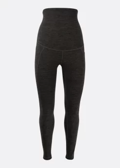 LOLE Half Moon Maternity Leggings - Black Heather