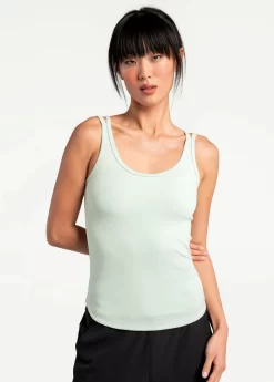 LOLE Organic Cotton Tank Top - Nebula Green