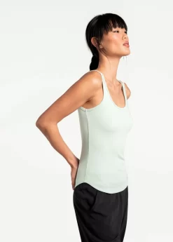 LOLE Organic Cotton Tank Top - Nebula Green -Urban Fit Shop LSW4276 V783 3 1900x scaled