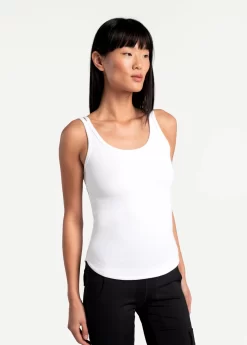 LOLE Organic Cotton Tank Top - White