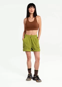 LOLE Wander Cargo Shorts - Kelp