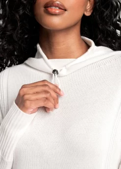 LOLE Vanier Funnel-neck Pullover Sweater - Gardenia -Urban Fit Shop LSW4289 W432 7 1900x scaled