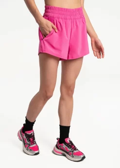 LOLE Running Shorts - Rhubarb -Urban Fit Shop LSW4312 K765 4 1900x scaled