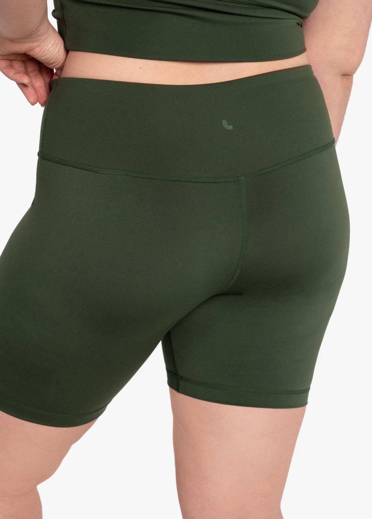 LOLE Comfort Stretch Biker Shorts - Kombu 2 LOLE Comfort Stretch Biker Shorts - Kombu - Image 2