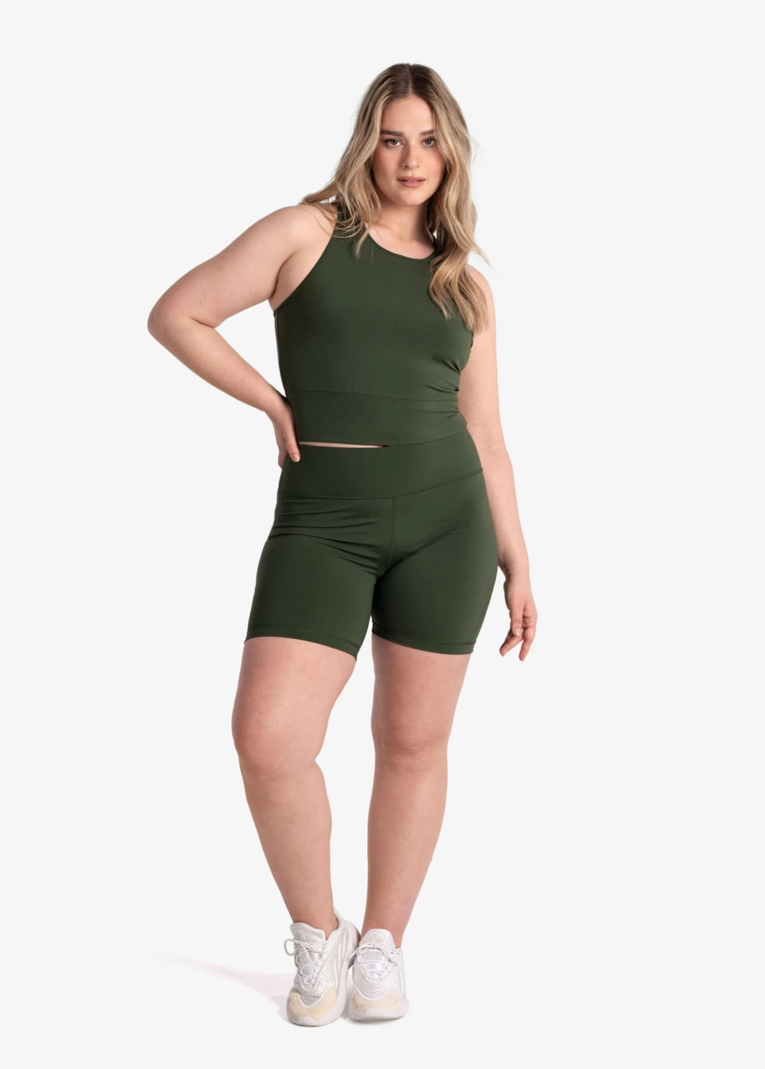 LOLE Comfort Stretch Biker Shorts - Kombu 6 LOLE Comfort Stretch Biker Shorts - Kombu - Image 6