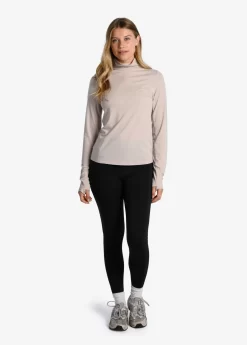 LOLE Performance Wool Moisture-wicking Turtleneck - Abalone
