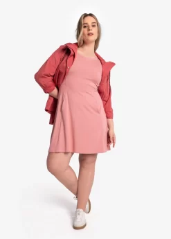 LOLE Traverse Short Sleeve Dress - Peony -Urban Fit Shop LSW4414 K135 7 1900x scaled