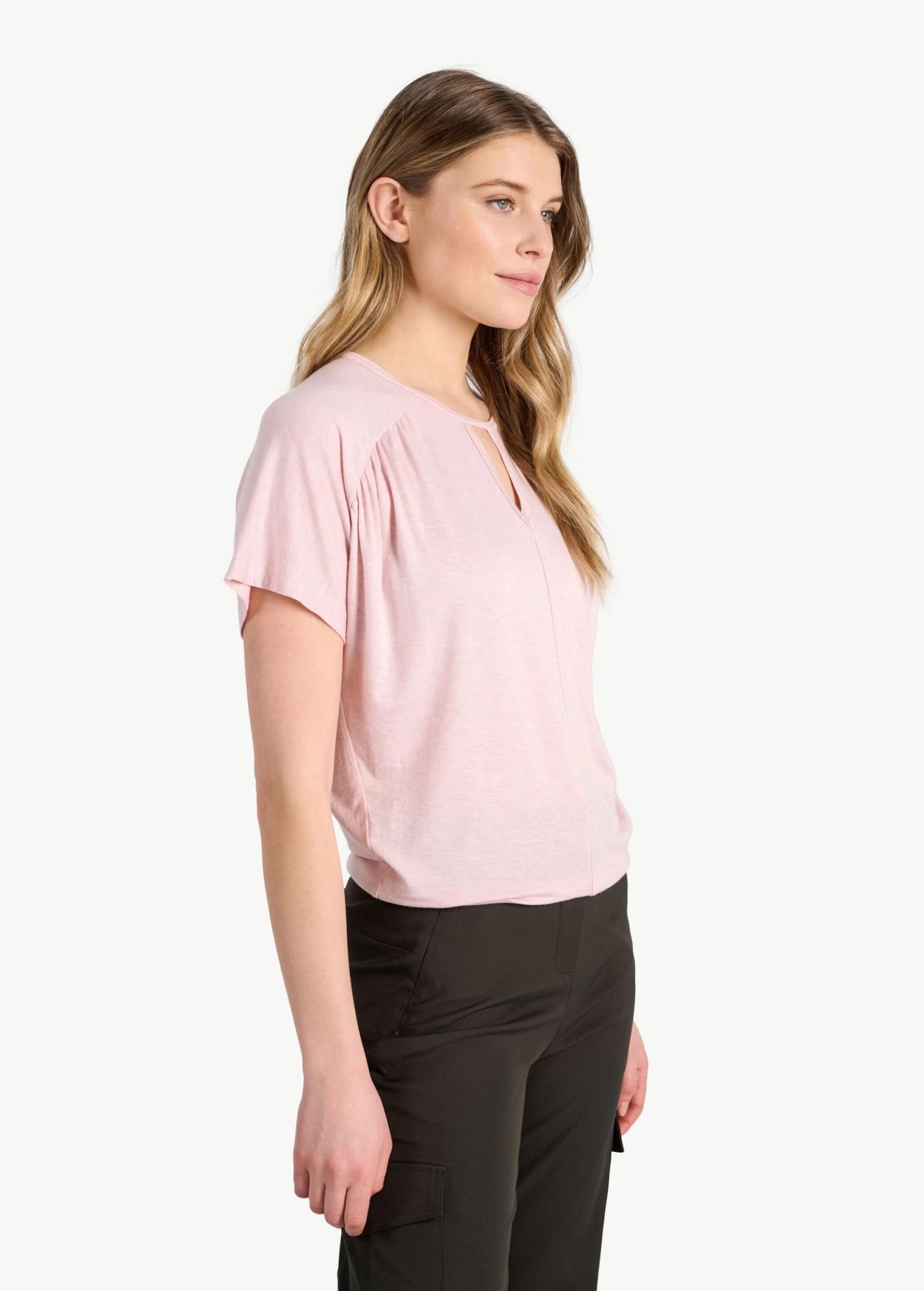 LOLE Elisia Blouse - Ballerina Heather 2 LOLE Elisia Blouse - Ballerina Heather - Image 2