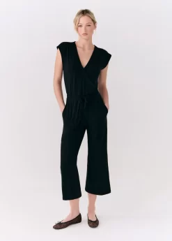 LOLE Effortless Wrap Jumpsuit - Black