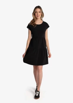 LOLE Olivie Short Sleeve Dress - Black