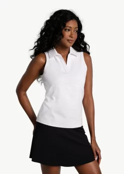 LOLE Step Up Polo Shirt - White -Urban Fit Shop LSW4438 W101 3 1900x scaled