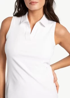 LOLE Step Up Polo Dress - White -Urban Fit Shop LSW4439 W101 4 1900x scaled