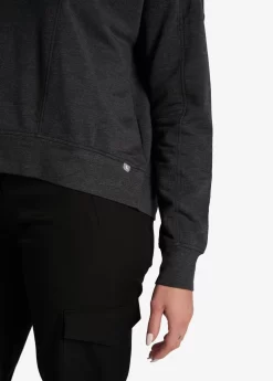 LOLE Chalet Long Sleeve Shirt - Black Heather -Urban Fit Shop LSW4453 N134 4 1900x scaled