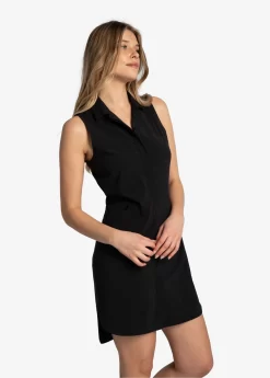 LOLE Olivie Shirt Dress - Black -Urban Fit Shop LSW4473 N415 3 1900x scaled