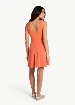 LOLE Momentum Sculpt Dress - Lychee 8 LOLE Momentum Sculpt Dress - Lychee -Urban Fit Shop LSW4477 K758 4 1900x scaled