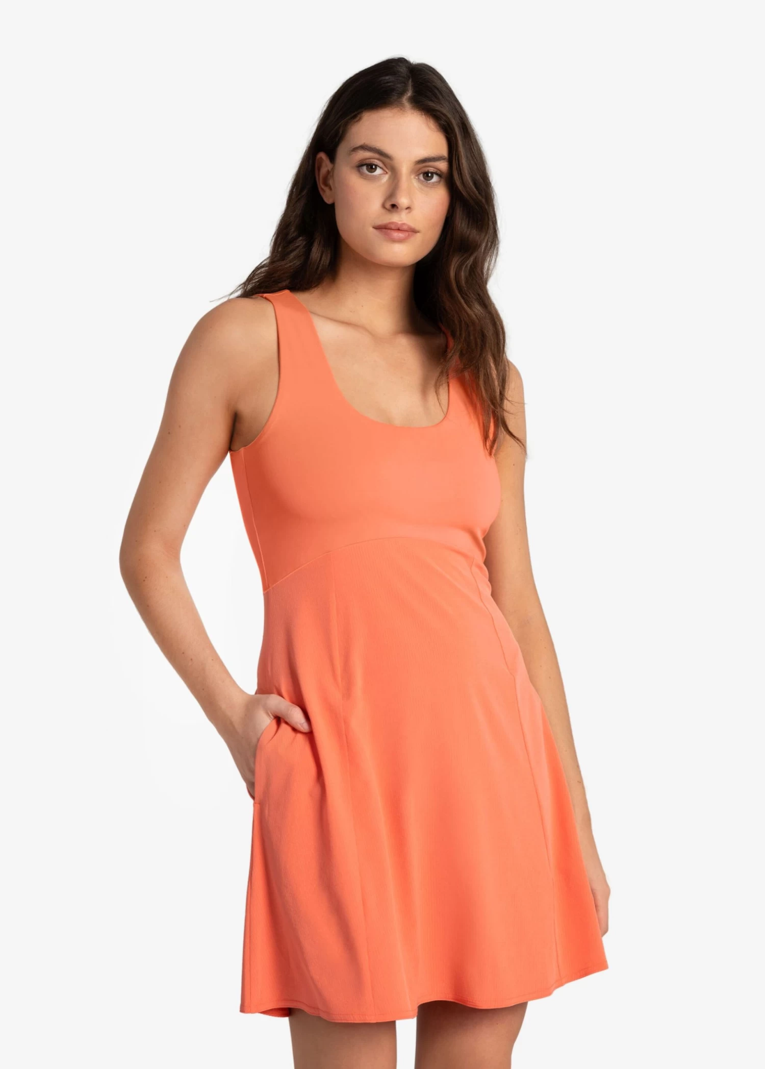 LOLE Momentum Sculpt Dress - Lychee 5 LOLE Momentum Sculpt Dress - Lychee - Image 5