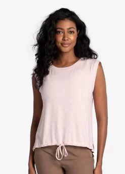 LOLE Elisia Short Sleeve Shirt - Ballerina Heather