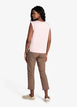 LOLE Elisia Short Sleeve Shirt - Ballerina Heather -Urban Fit Shop LSW4498 K566 3 1900x scaled