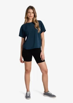 LOLE Olivie Short Sleeve Shirt - Fjord Blue 7 LOLE Olivie Short Sleeve Shirt - Fjord Blue -Urban Fit Shop LSW4502 BB49 4 1900x scaled