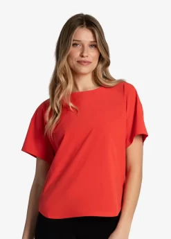 LOLE Olivie Short Sleeve Shirt - Cayenne
