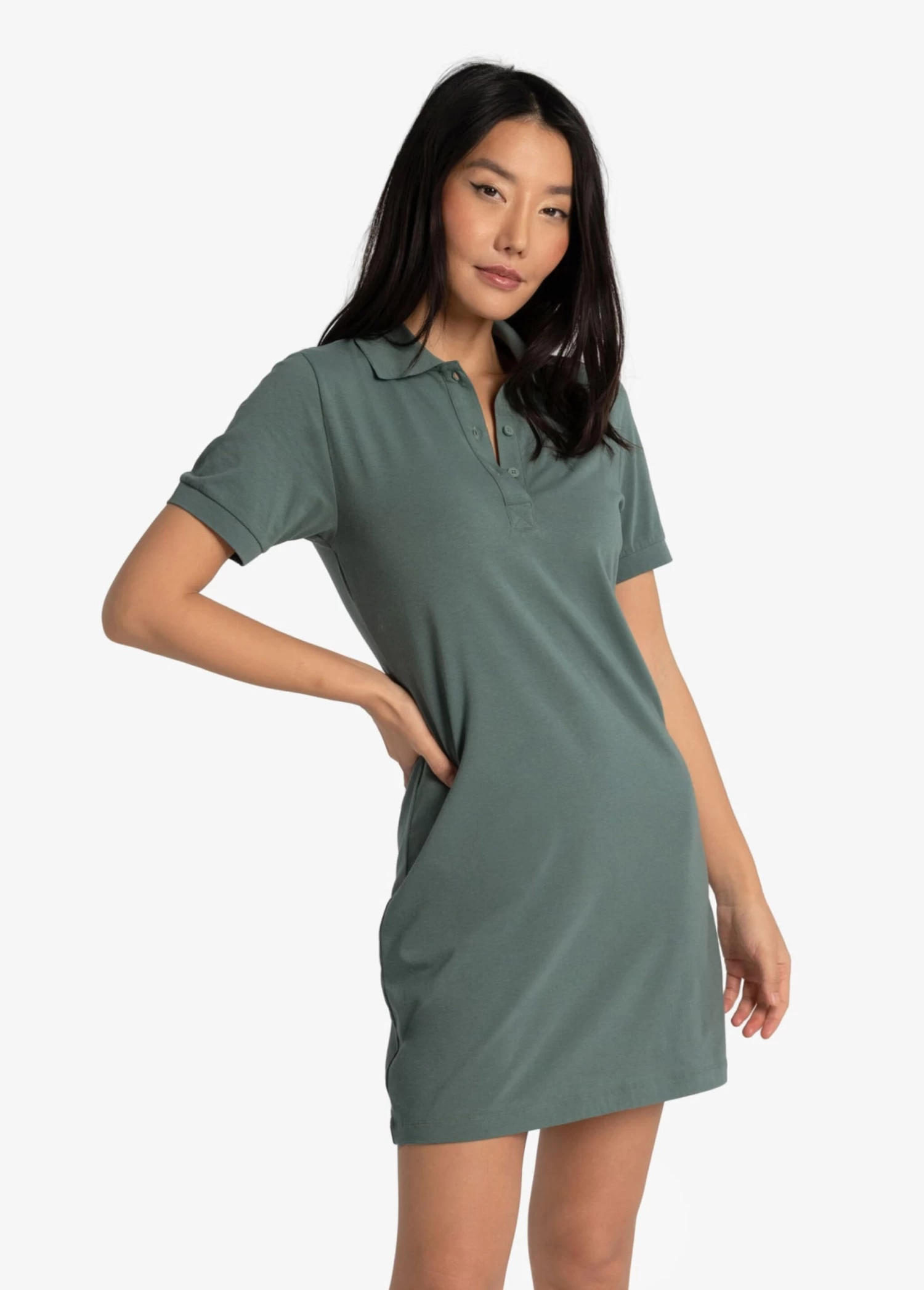 LOLE Effortless Polo Dress - Marlin Blue 1 LOLE Effortless Polo Dress - Marlin Blue