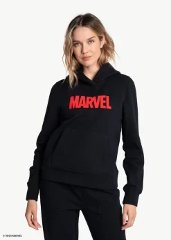 LOLE Easy Fleece Hoodie - Marvel Black Icone