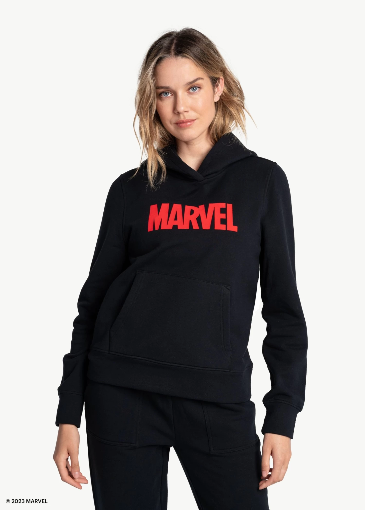 LOLE Easy Fleece Hoodie - Marvel Black Icone 1 LOLE Easy Fleece Hoodie - Marvel Black Icone