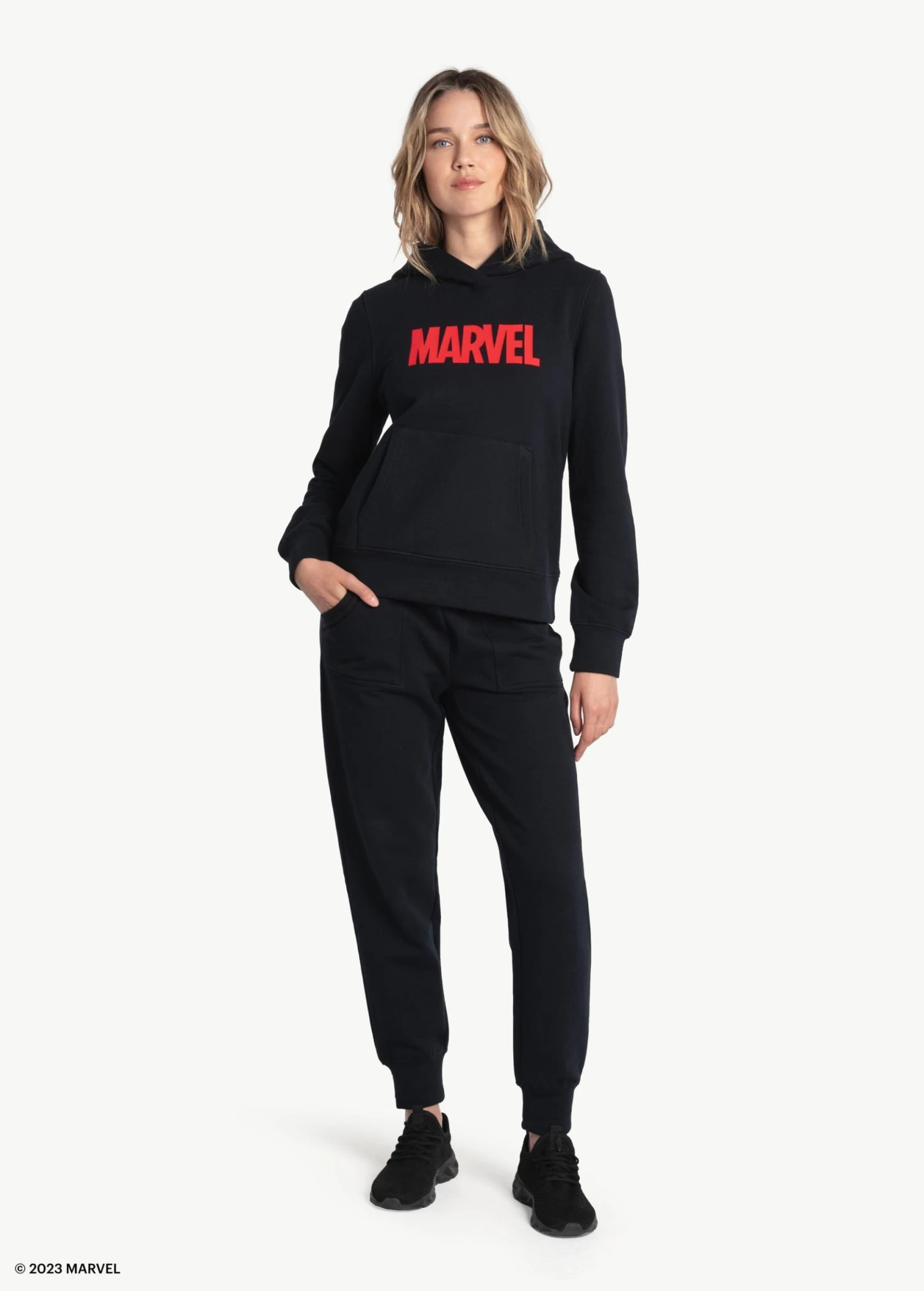LOLE Easy Fleece Hoodie - Marvel Black Icone 5 LOLE Easy Fleece Hoodie - Marvel Black Icone - Image 5