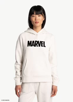 LOLE Easy Fleece Hoodie - Marvel Cream Icone