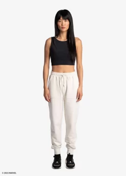 LOLE Easy Fleece Jogger - Marvel Cream Icone -Urban Fit Shop LSW4511 W443 5 1900x scaled