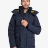 LOLE Elias Long Down Parka - Navy