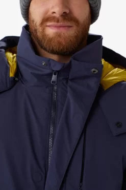 LOLE Elias Long Down Parka - Navy -Urban Fit Shop LUM0047 BB09 6 1900x scaled