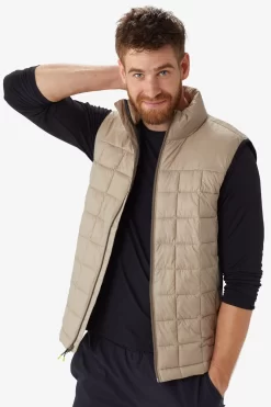 LOLE Kaslo Synth Down Vest - Sandstone