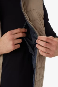 LOLE Kaslo Synth Down Vest - Sandstone -Urban Fit Shop LUM0051 E245 5 1900x scaled