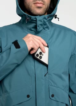 LOLE Steady Rain Jacket - Arctic Blue -Urban Fit Shop LUM0073 BB40 8 1900x scaled